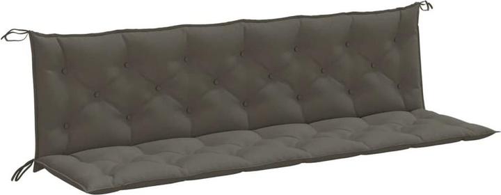 Actual product image VidaXL Garden bench cushions 2 pcs. fabric (200 x 50 x 7 cm)
