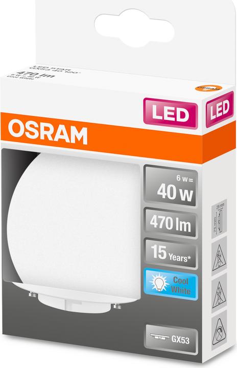 Produktbild Osram Led Star Gx53 (GX53, 470 lm, 1x)
