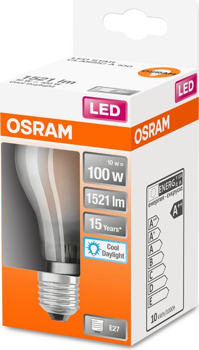 Produktbild Osram Led Retrofit Classic A (E27, 100 W, 1521 lm, 1 x, D)