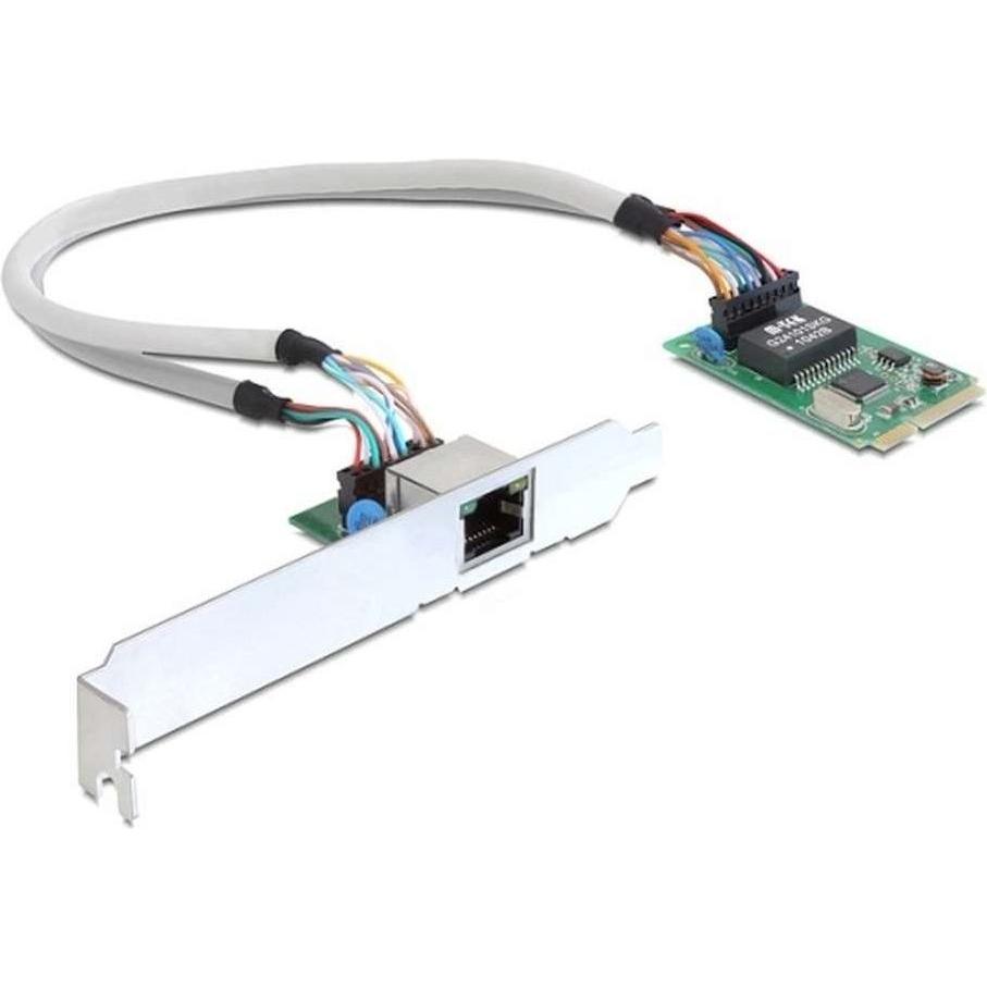 Delock MiniPCIe I/O PCIe full size 1 x Gigabit Lan (Ethernet), Scheda di rete