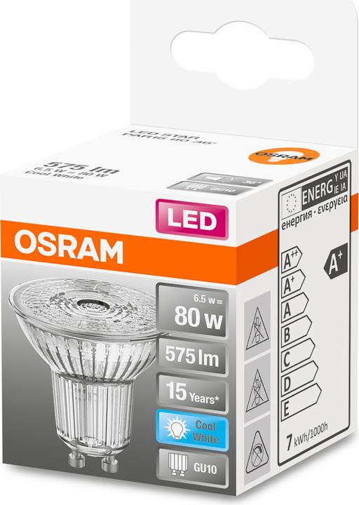 Immagine prodotto Osram Star Par 16 (GU10, 6.90 W, 575 lm, 1 x, F)