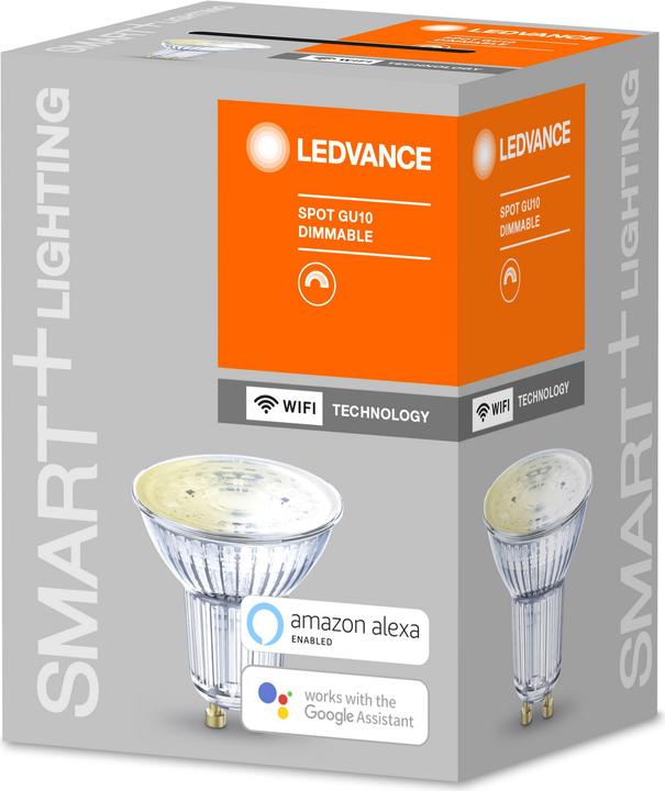 Immagine prodotto Ledvance Spot Wifi Smart+ (GU10, 5 W, 350 lm, 1 x, G)