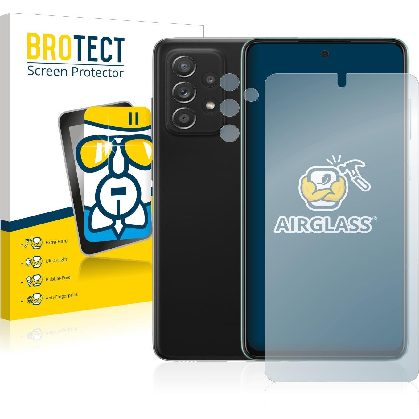 Thumbnail - BROTECT AirGlass Panzerglasfolie (1 Stück, Samsung Galaxy A52s 5G), Smartphone Schutzfolie, Transparent