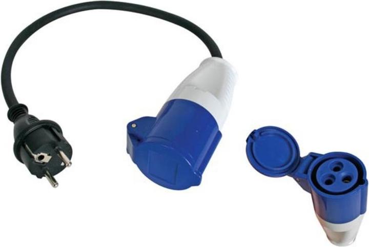 Produktbild Velleman Kabel - Schuko-Stecker Auf Cee-Kupplung (0.40 m, CEE)