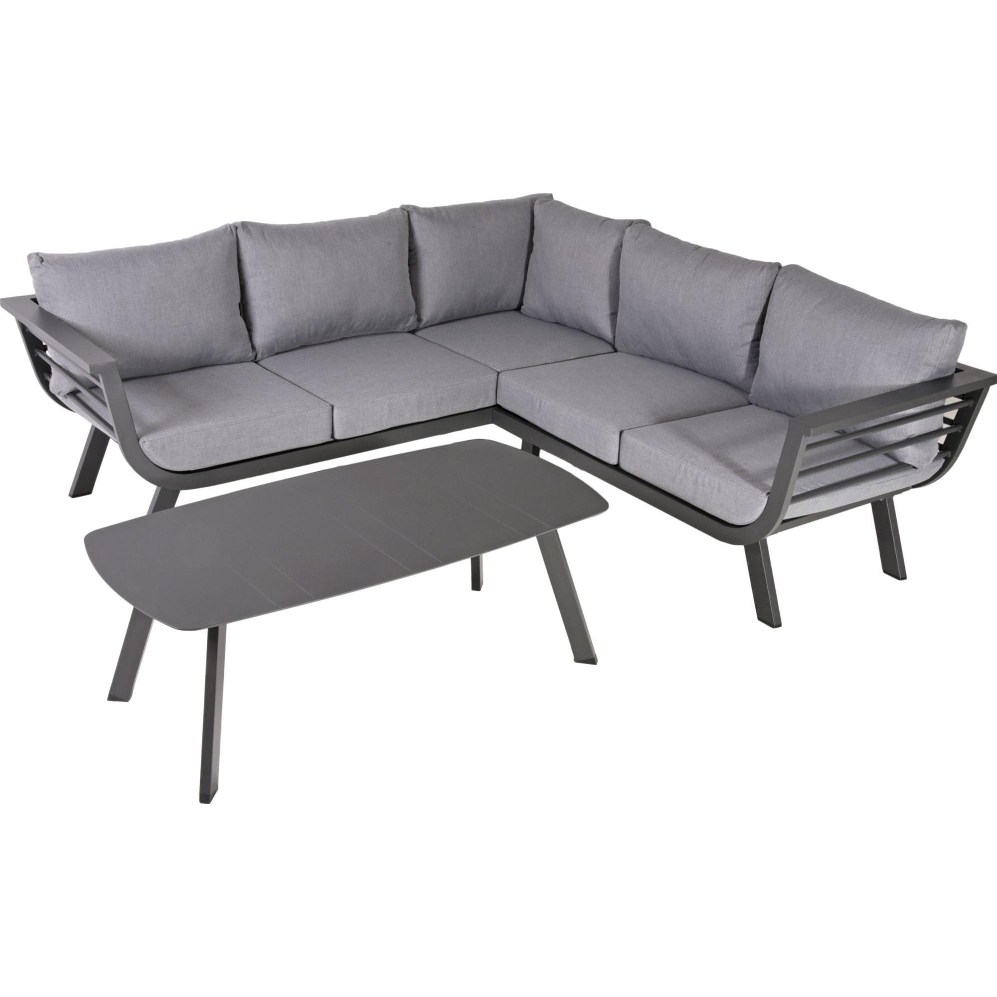 Garden Pleasure, Gartenlounge, Loungegruppe Aurelia grau