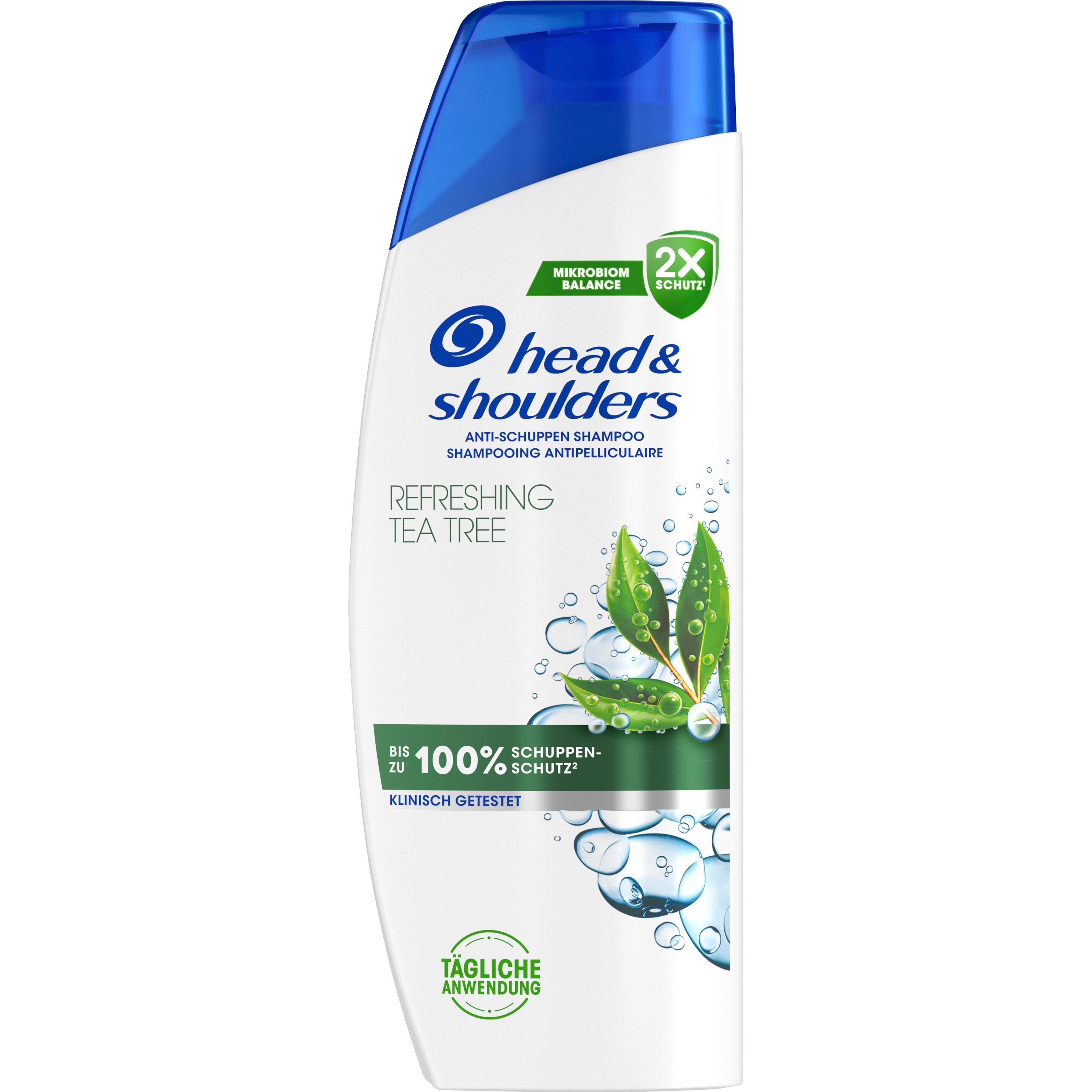 Head & Shoulders, Shampoo, Refreshing Tea Tree (300 ml, Flüssiges Shampoo)