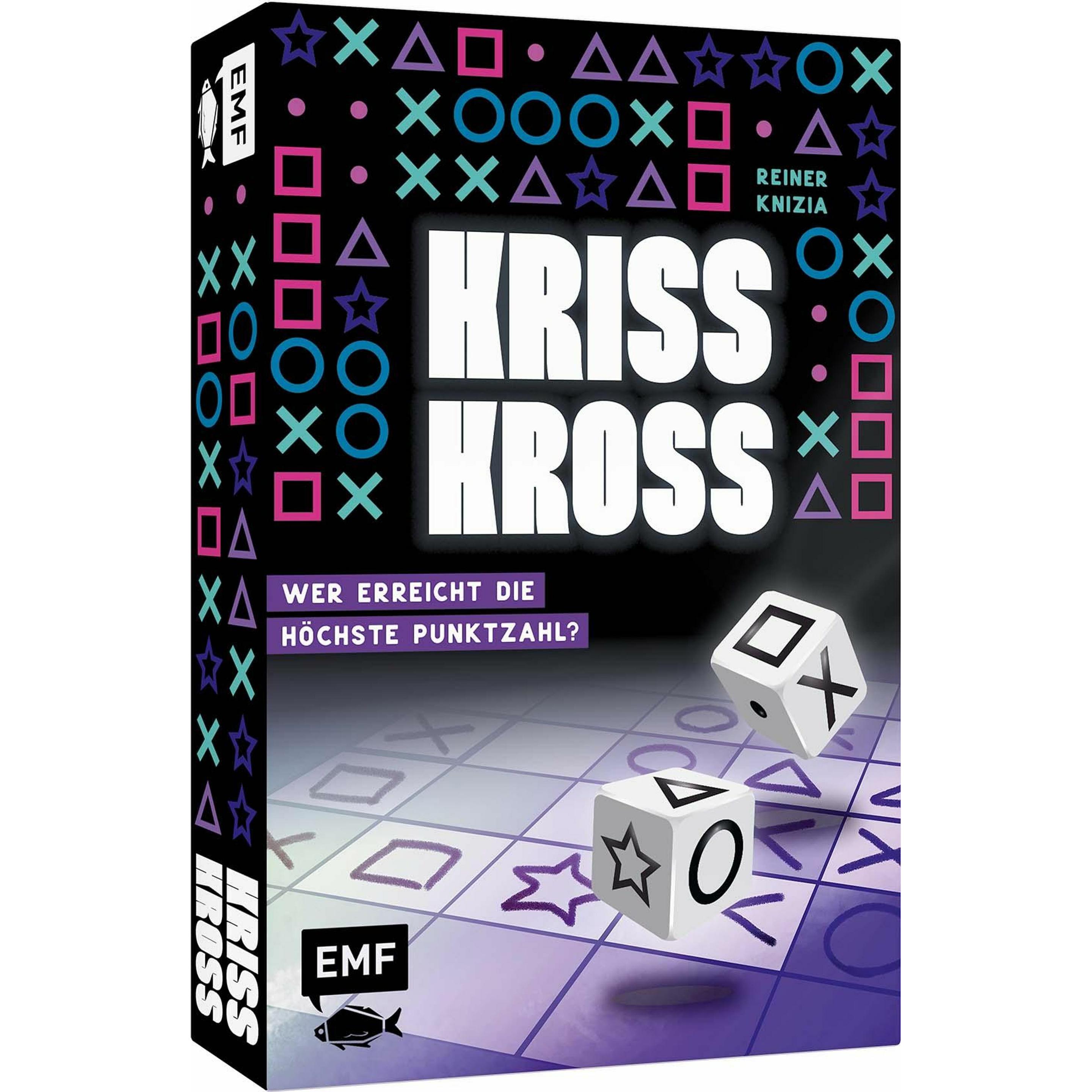 Edition Fischer Würfelspiel: Kriss Kross - Wer erreicht die höchste Punktzahl? (Deutsch, 1 - 6 Spieler) (34250)