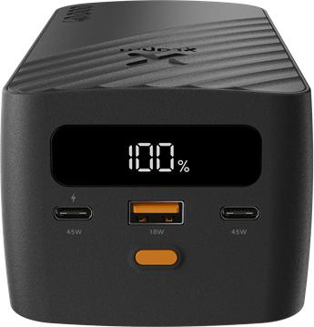 Produktbild Xtorm 45W, 2x USB-C, 1x USB-A Powerbank Go2 Series Charcoal Black (40000 mAh, 45 W)
