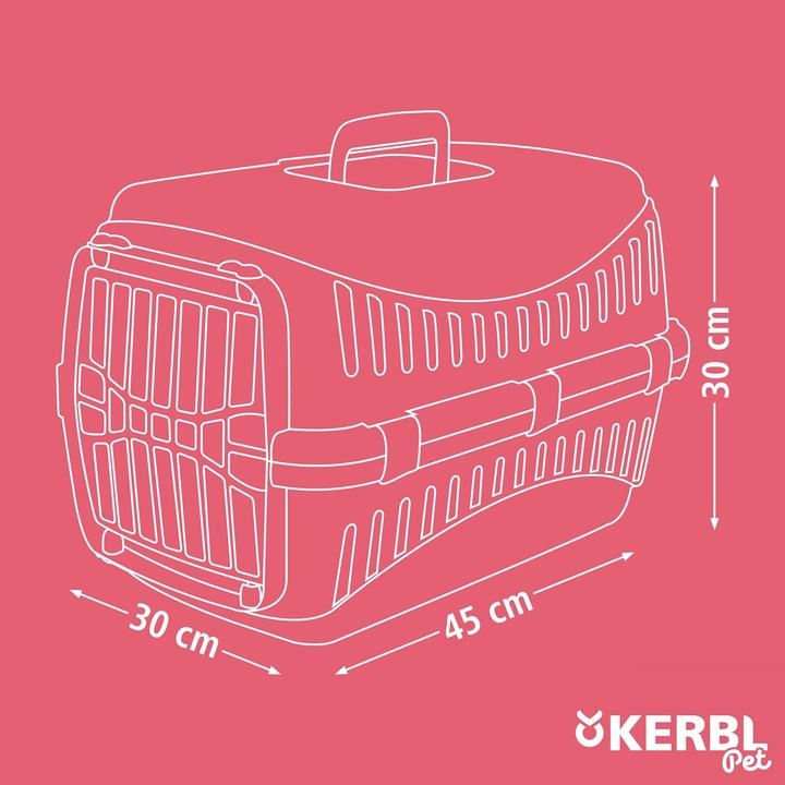 Produktbild Kerbl Transportbox Expedion (Katze, Hund, Abschliessbar)