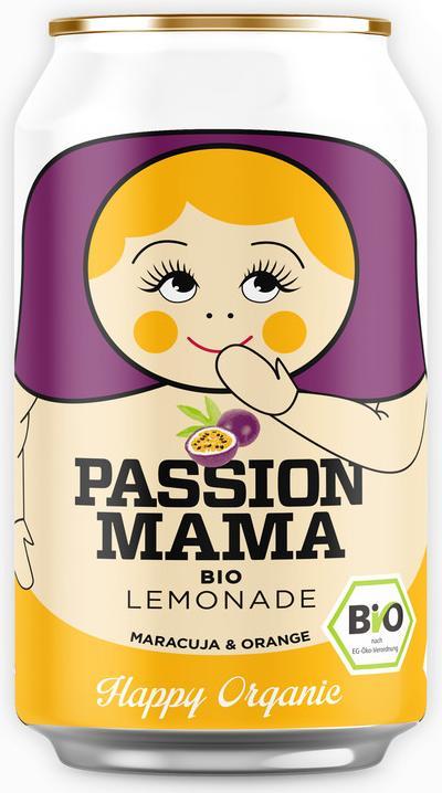 Bio Mama Passion organic lemonade (12 x 33 cl)