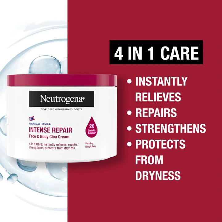 Actual product image Neutrogena Intense Repair Body Cream 400ml (Body cream, 400 ml)
