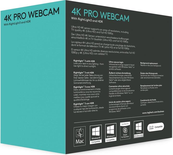 Actual product image Logitech Brio Business (13 Mpx)