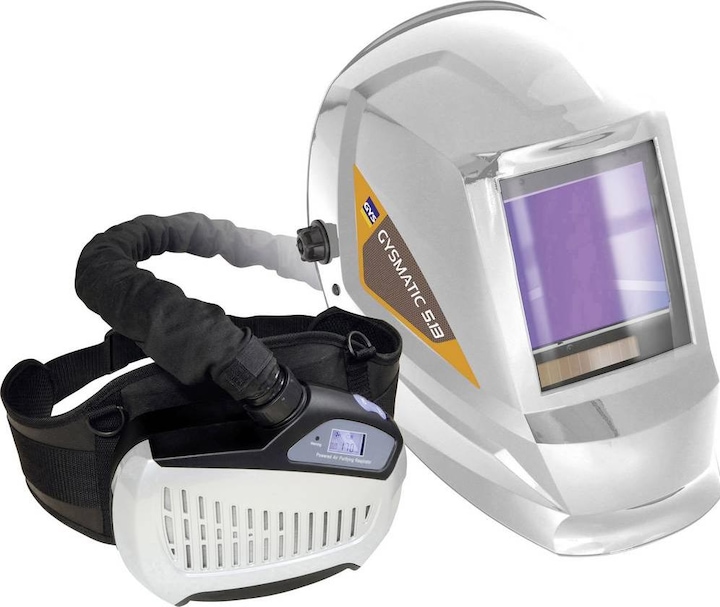 GYS Casco da saldatore con soffiatoreSistema di protezione respiratoria