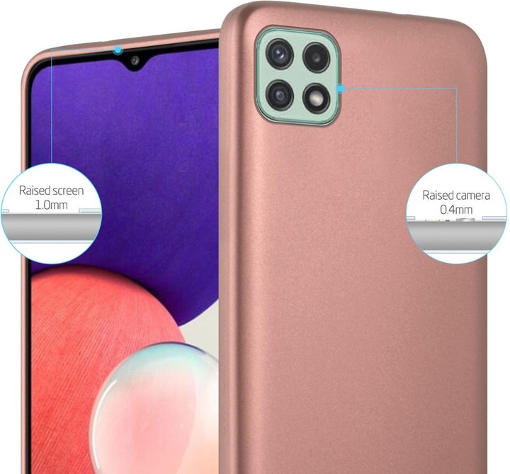 Produktbild Cadorabo TPU Matt Metallic Hülle (Samsung Galaxy A22 5G)
