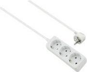 Produktbild Helos Steckdosenleiste CLASSIC, 3-fach, weiss, 3,0m, ohne Schalter (3 x, 3 m)