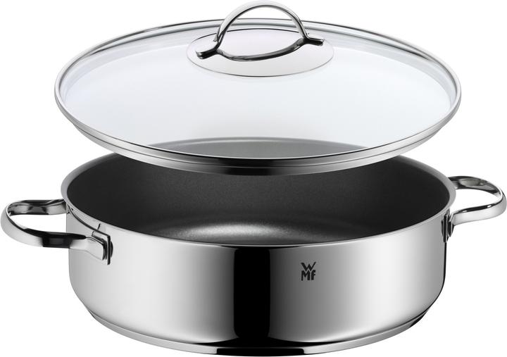Immagine prodotto WMF Padella per brasare (28 cm, Pirofila + casseruola, Acciaio inossidabile)
