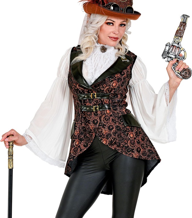 Produktbild Widmann Steampunk Weste (L, XL)