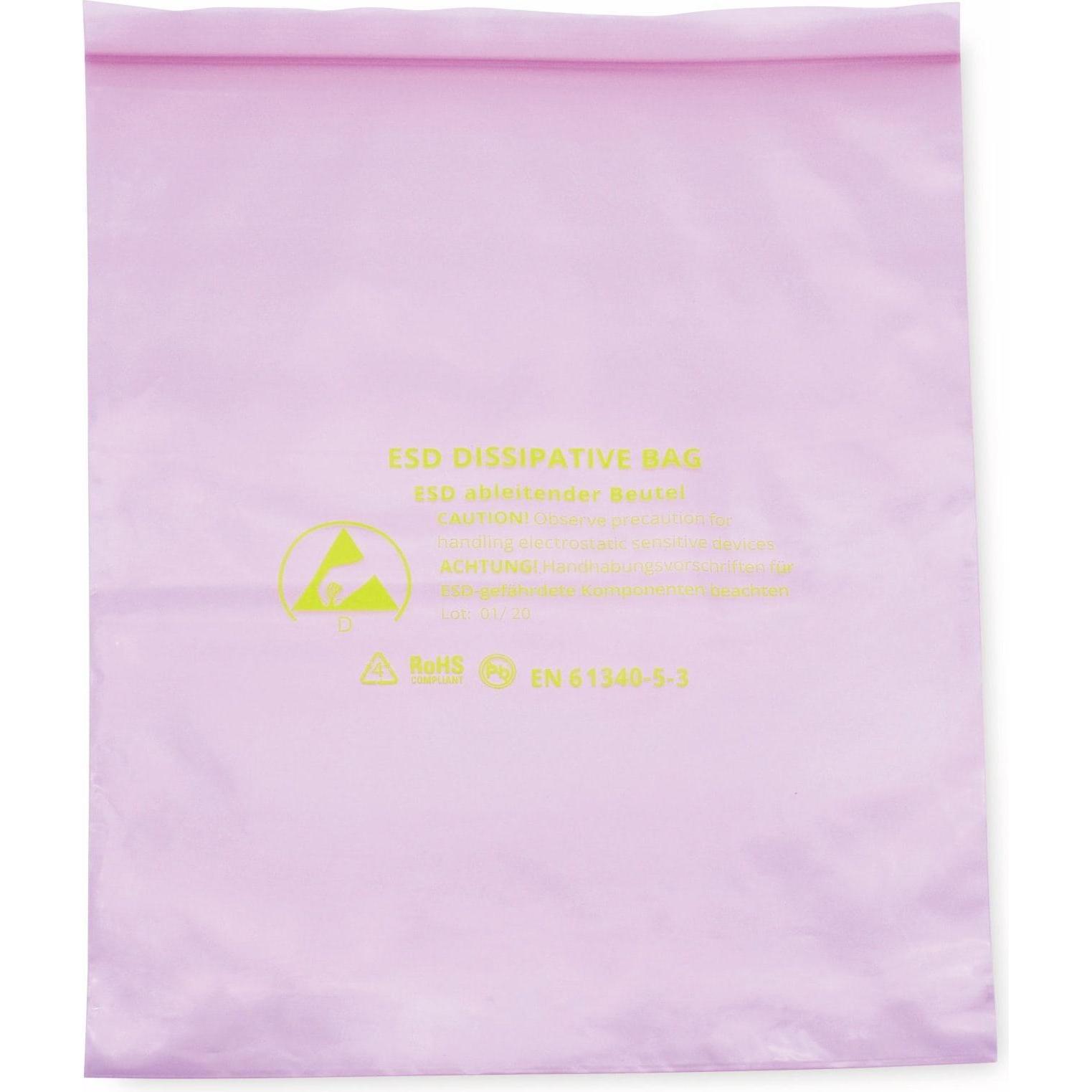 Thumbnail - Quadrios, Verpackungsmaterial, ESD-Beutel (L x B) 300 mm x 400 mm ableitfähig ESD-Kennbuchstabe D 10 St. (10 Stück)