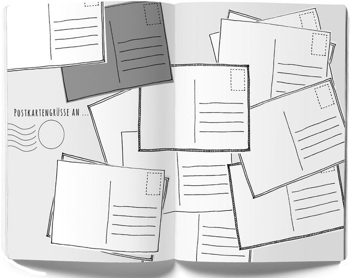 Produktbild GuideMe Reisetagebuch Travel Diary „Weltkarte“ (Gepunktet, Weicher Einband)