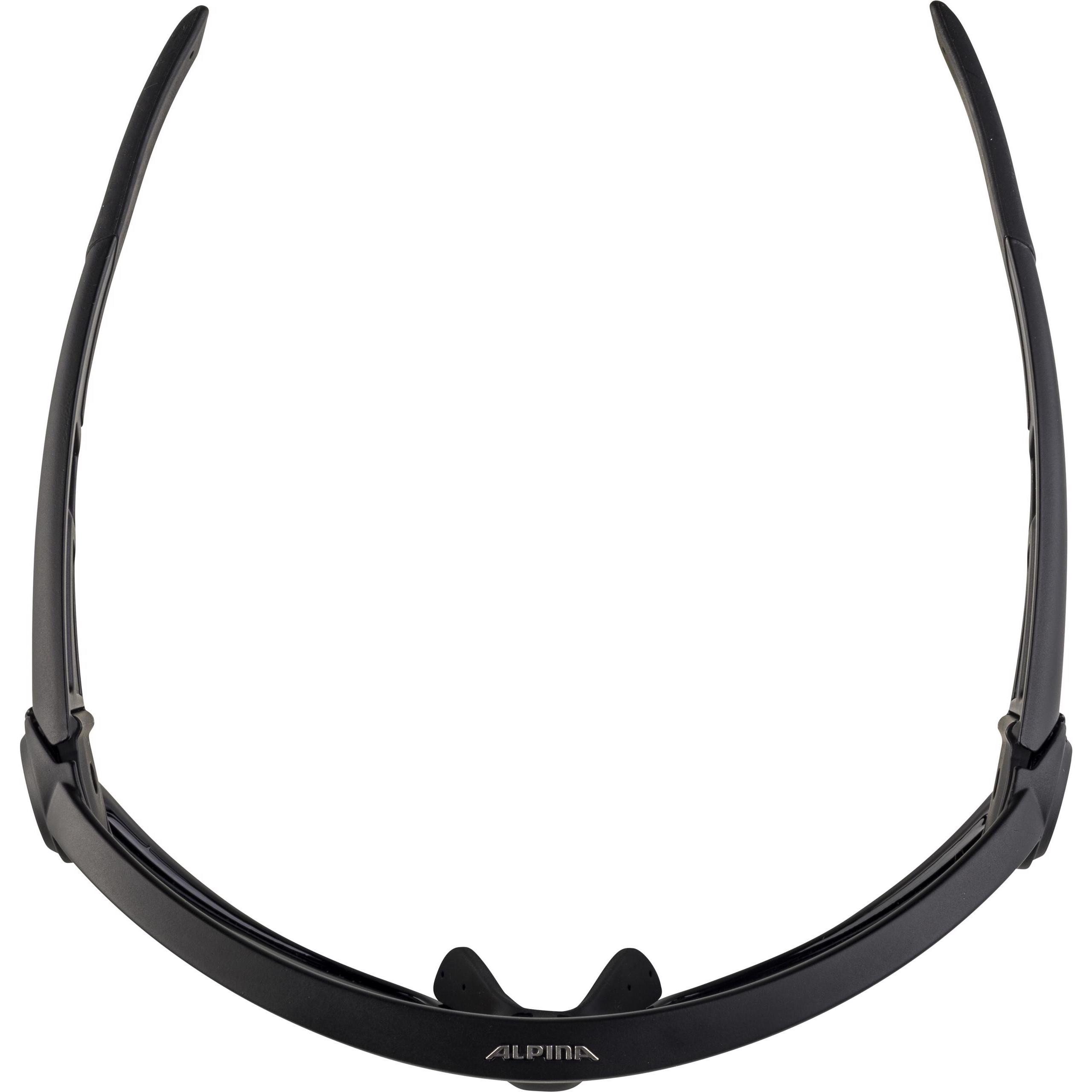 Thumbnail - ALPINA SPORTS, Unisex, Sportbrille, 5W1NG (Schwarz, Black Mirror), Schwarz
