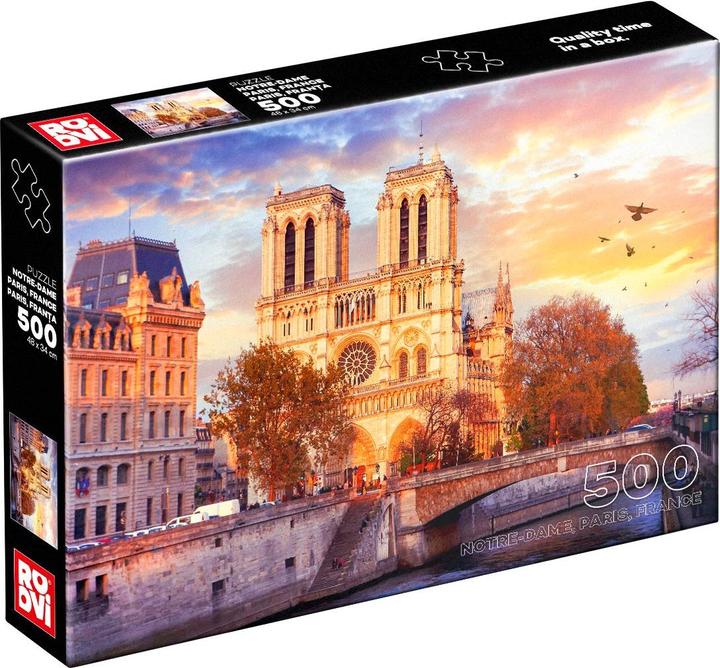 Produktbild D-Toys Puzzle 500 pieces - Notre Dame, Paris, France (500 Teile)