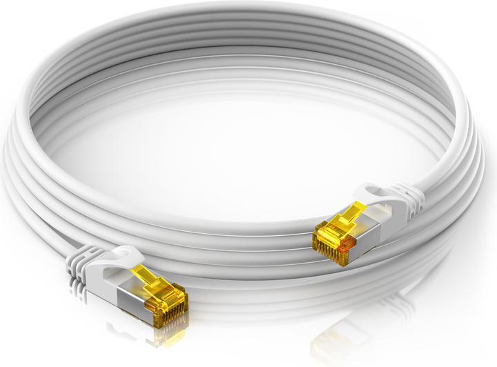Produktbild Primewire Netzwerkkabel CAT.7, RJ-45, Ethernet, Slim Patchkabel Cat 7, Gigabit Kabel, 10000 Mbit LAN Kabel (U/FTP, CAT7, 0.25 m)