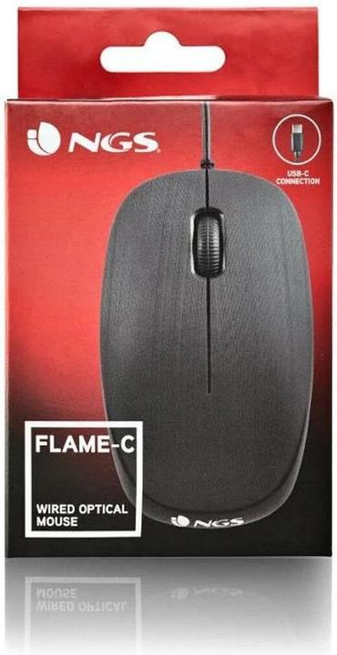 Actual product image NGS Souris Filaire Flame-C (Noir) (Cable)