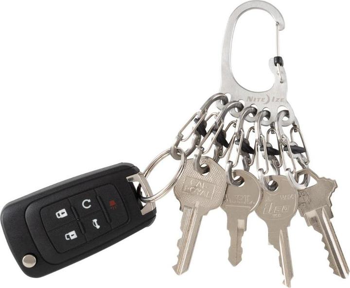 Produktbild Nite Ize BigFoot + 5 x Micro-Edelstahlkarabiner (KLKBF-11-R6)