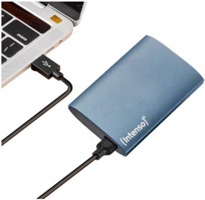 Produktbild Intenso Premium 500 GB externe SSD-Festplatte blau (0.50 TB)