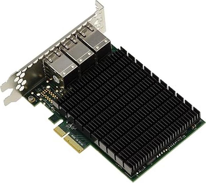 Actual product image Kalea-informatique PCI Express 6-Port Gigabit Ethernet LAN Controller Card with Intel I350 Chipset (Mini PCI Express)