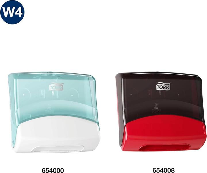 Productafbeelding Tork 530180 Sterke poetsdoeken 61,5 x 35,5 cm wit 1-laags, 4 x 70 stuks/doos, W4 enkele doek (4x)