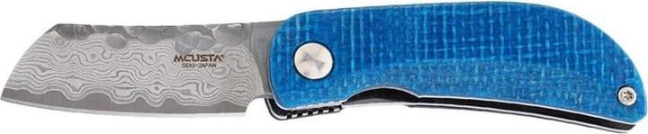 Immagine prodotto Mcusta Petit Blu-Nero Micarta DAMASCUS