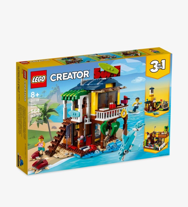 Image du produit LEGO Maison de plage des surfeurs (31118, LEGO Creator 3-in-1)