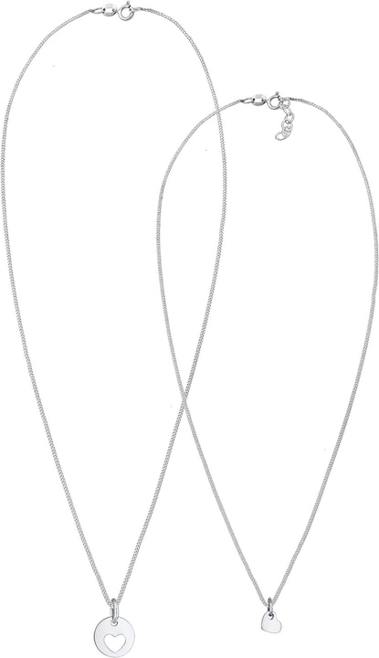 Image du produit Elli Set Mutter Kind Herz Cut-Out (Argent 925, 45 cm)