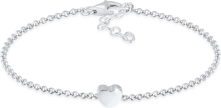 Immagine prodotto Elli mit Herz Anhänger Basic (16 cm, 925 Argento)