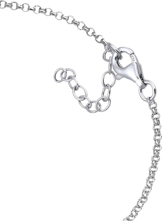 Produktbild Elli mit Herz Anhänger Basic (16 cm, 925 Silber)