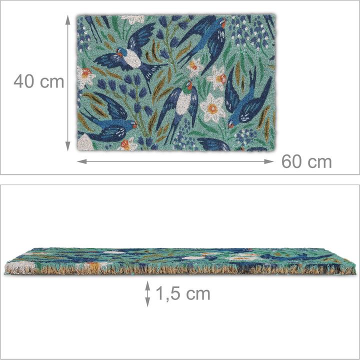Immagine prodotto Relaxdays Zerbino ingresso (40 x 60 cm)