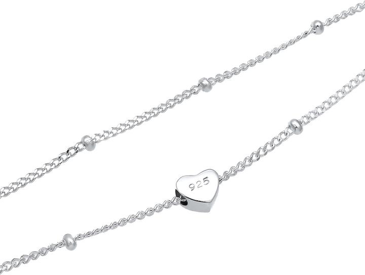 Immagine prodotto Elli Choker Layer Look Herz (925 Argento, 38 cm)