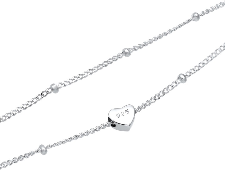 Produktbild Elli Choker Layer Look Herz (925 Silber, 38 cm)