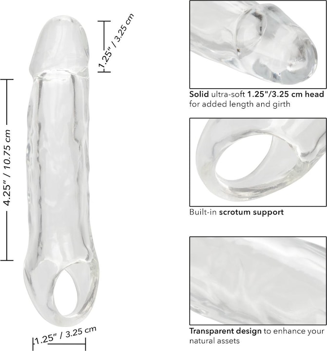 Actual product image CalExotics California Exotics - Performance Maxx Clear Extension 5,5 Transparent