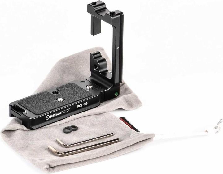 Actual product image Sunwayfoto L-Bracket for Canon R5/R6 PCL-R5 (L-rail)