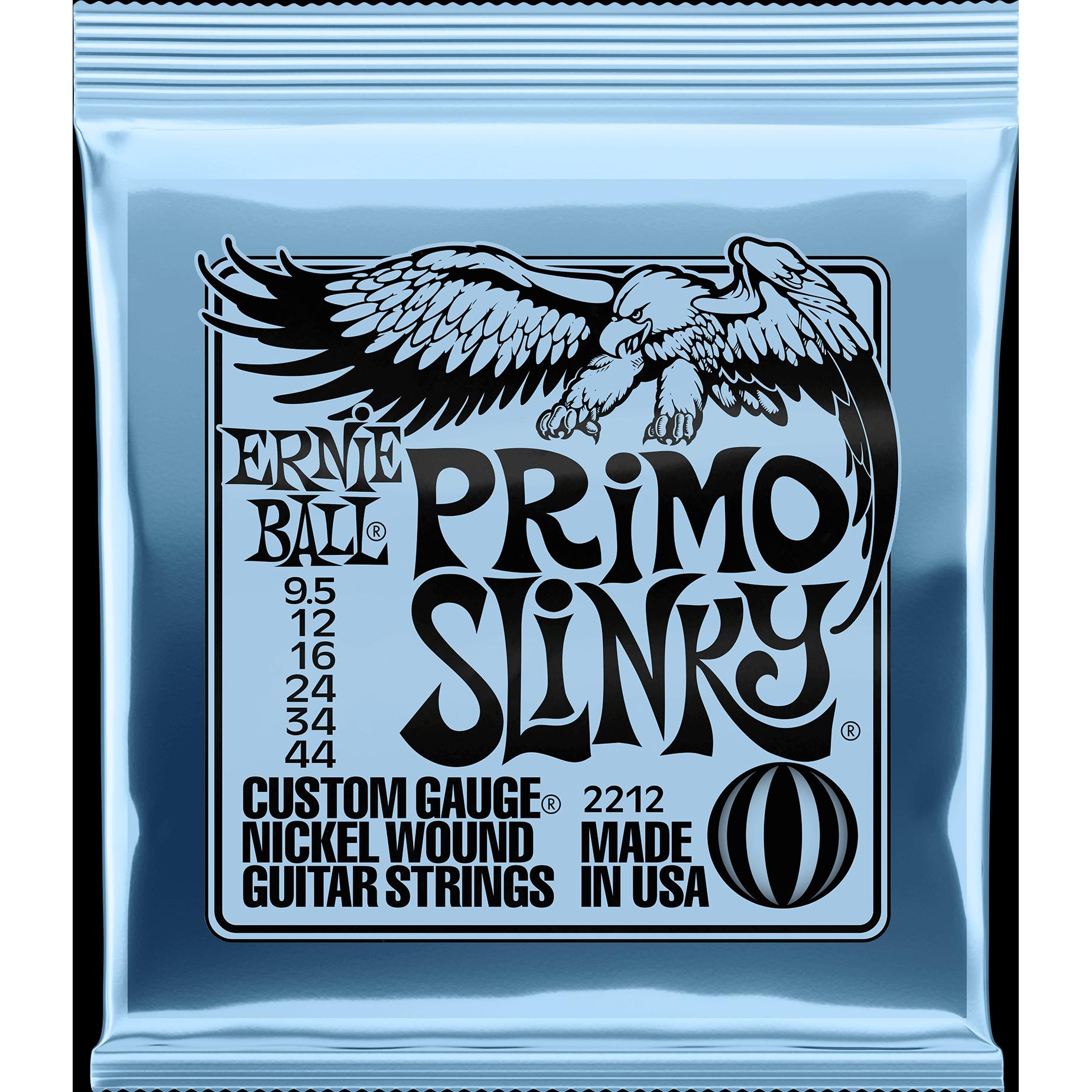 Ernie Ball Primo Slinky (6 x, E-Gitarre, 0.04"), Saiten