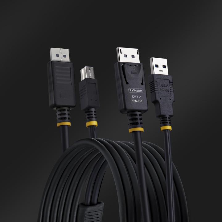 Produktbild StarTech DU1226-KVM-CABLE 1.8M DISPLAYPORT/USB KVM CABLE NMS NS