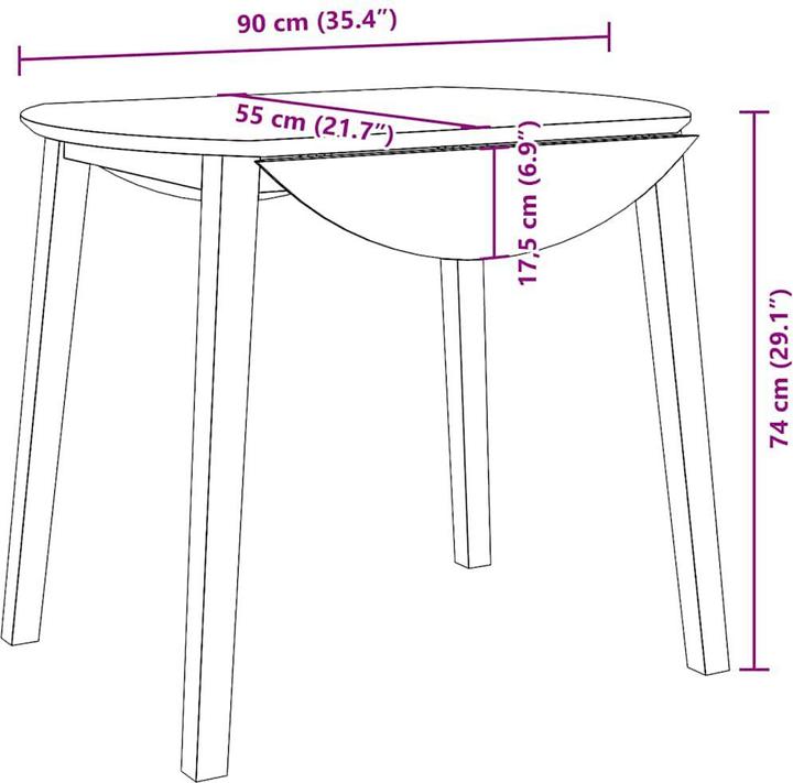 Image du produit vidaXL Esstisch