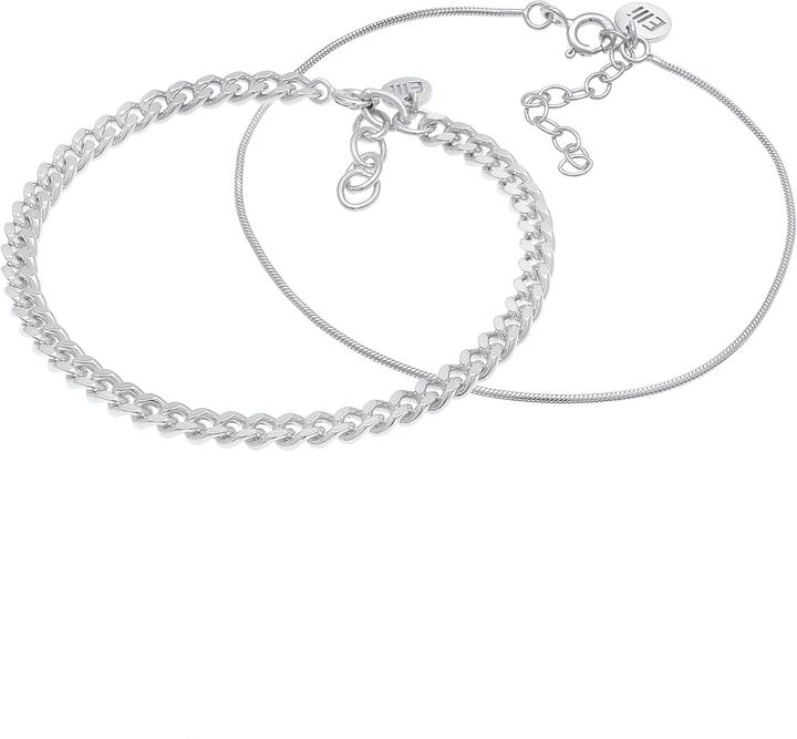 Immagine prodotto Elli Set Panzerkette Gliederkette (16 cm, 925 Argento)