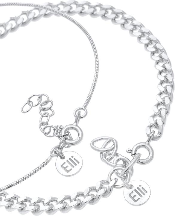 Immagine prodotto Elli Set Panzerkette Gliederkette (16 cm, 925 Argento)