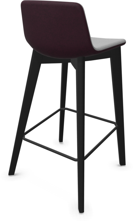 Grey, Black, Bordeaux - Red melange, Ash stained black