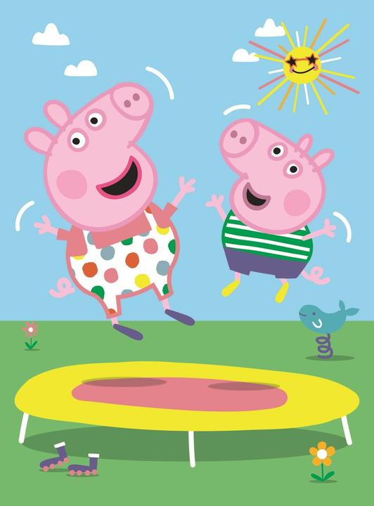 Actual product image Trefl Puzzle Peppa Pig: On the trampoline 20 pieces (20 pieces)