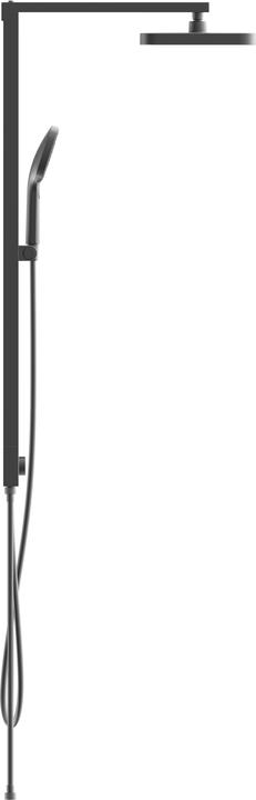Produktbild Schütte Regendusche Bad LA PALMA Überkopfbrause-Set Graphit matt Duschsystem Regenbrause 60687