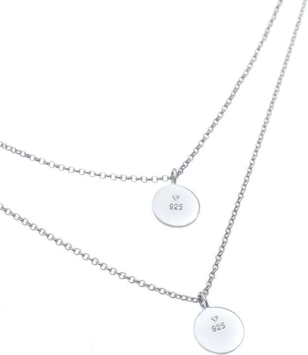 Produktbild Elli Choker Layer Kreis (925 Silber, 36 cm)